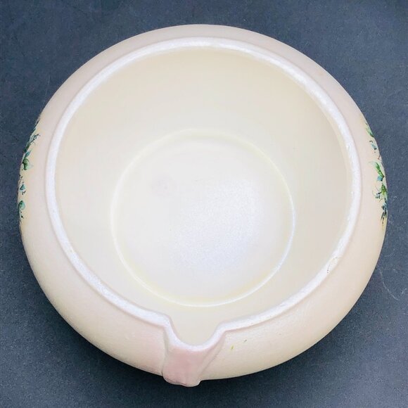 Vintage BERGER Italy Pearlescent Porcelain Swan Trinket Jewelry Dresser Box - Picture 9 of 15